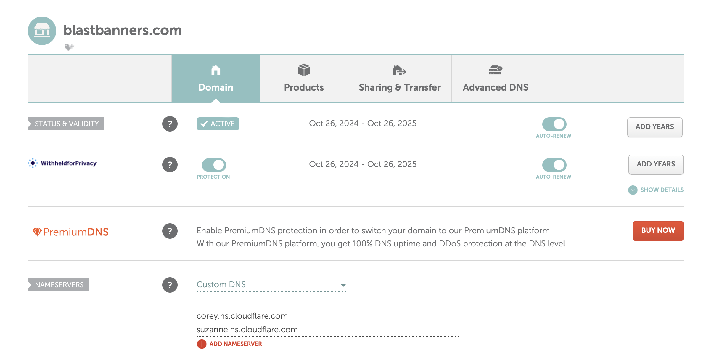 Namecheap DNS records